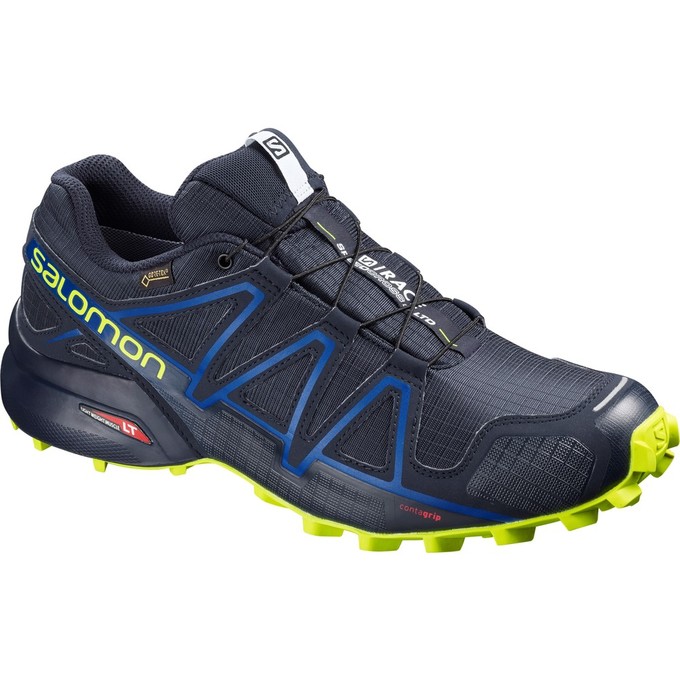 Salomon SPEEDCROSS 4 GTX® S/RACE LTD Zapatillas Trail Running Hombre - Azul Marino - Colombia (25183